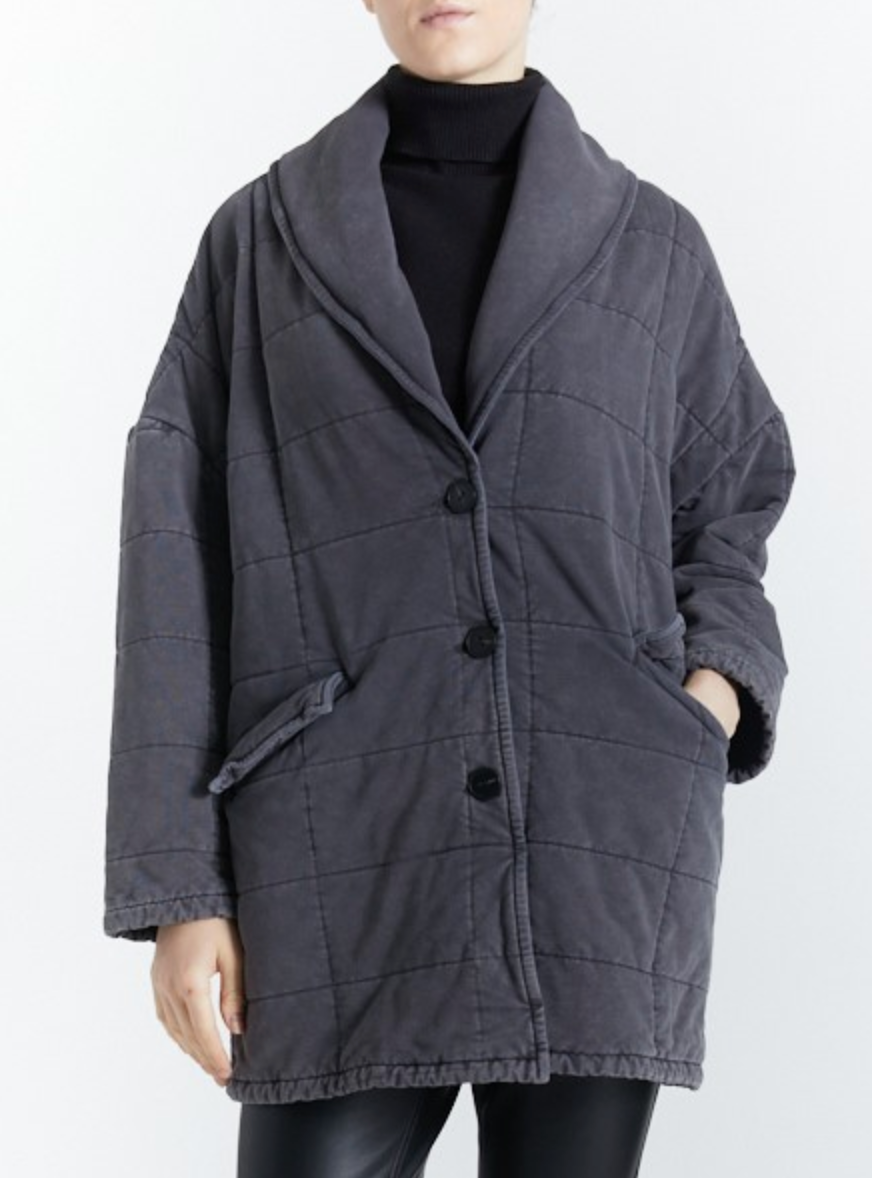 Quilted Long Coat