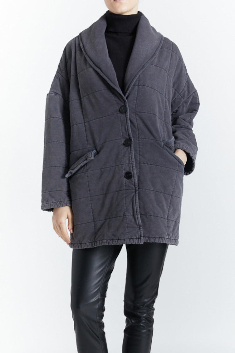 Quilted Long Coat