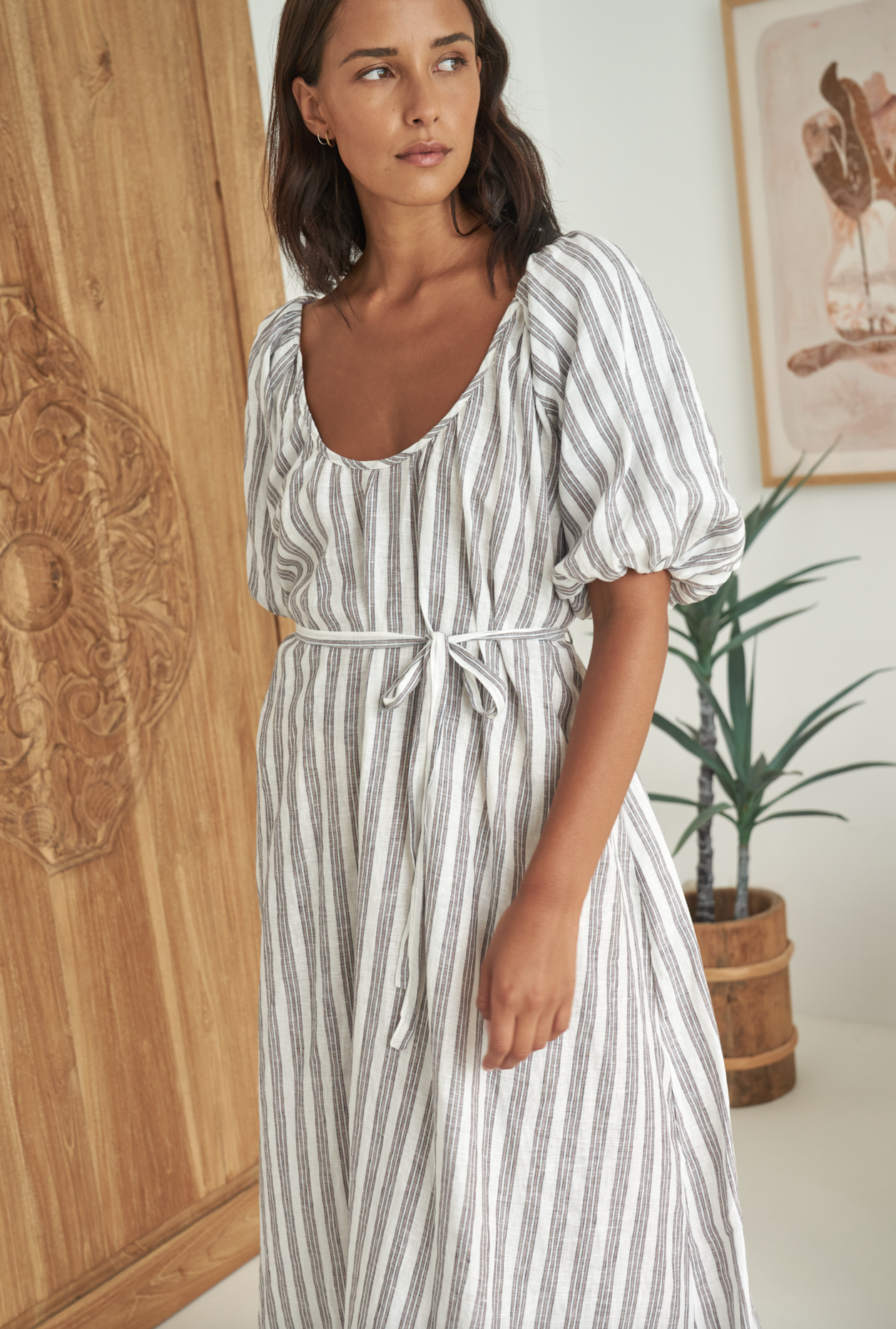 Georgie Stripe Maxi Dress