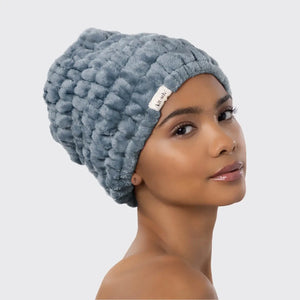 KITSCH Extra Wide Spa Headband - Misty Blue