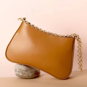 Melie Bianco - Alaia Vegan Crossbody Bag - Camel