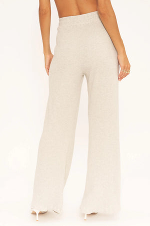 Joanna Rib Wide Leg Pant