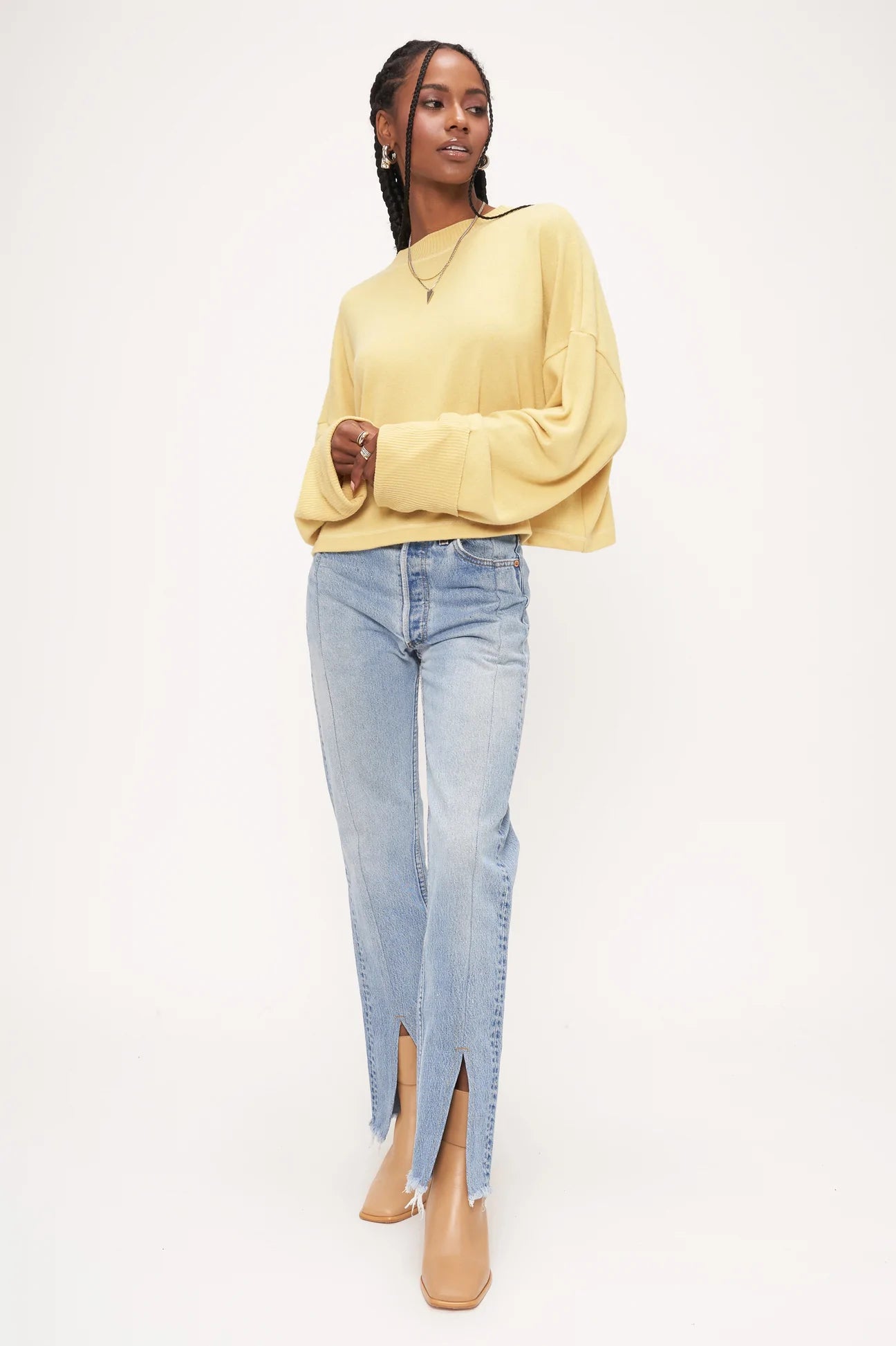 Mirella Cozy Mock Neck