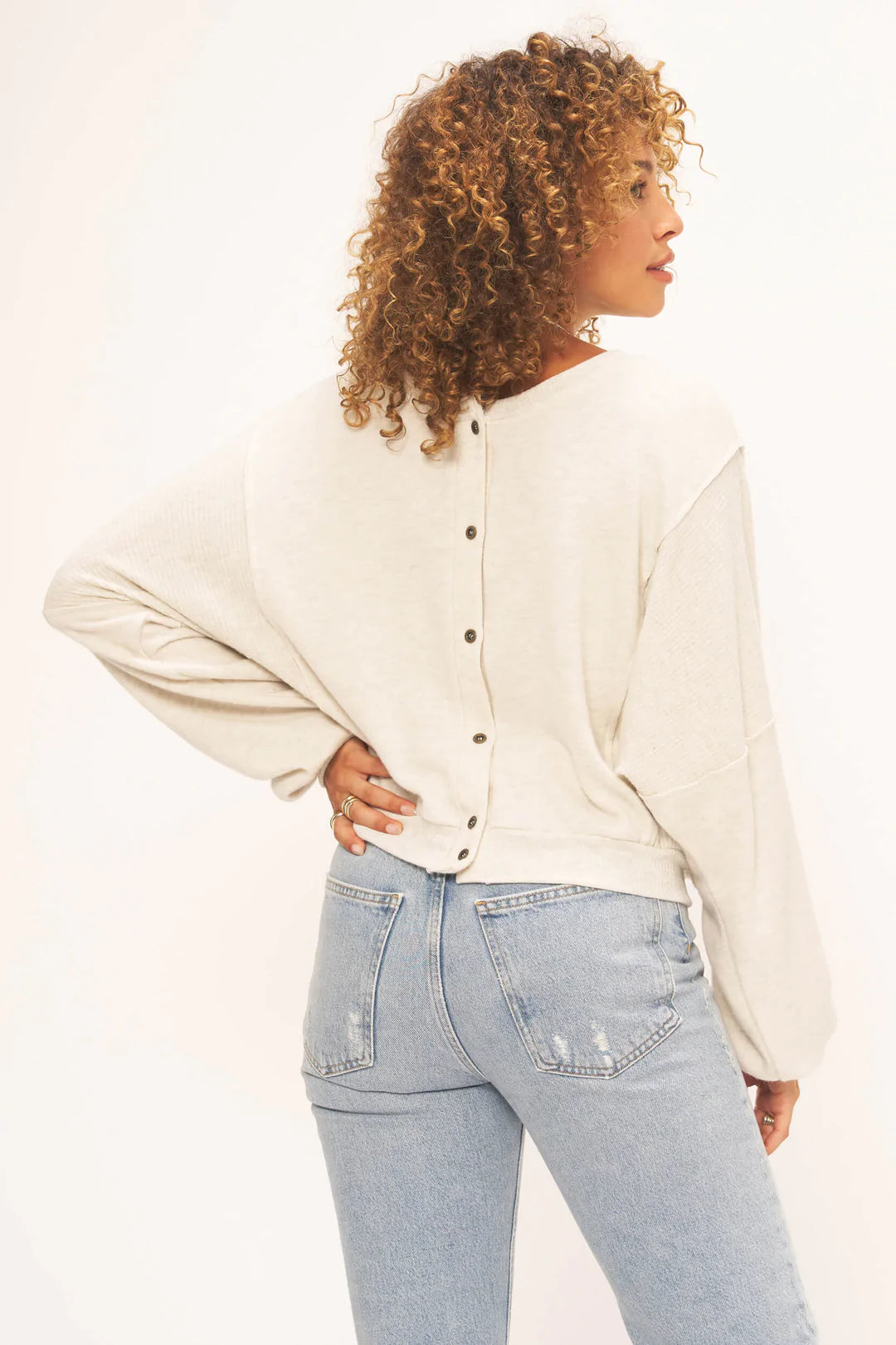 Mya Reversible Cozy Relaxed Long Sleeve