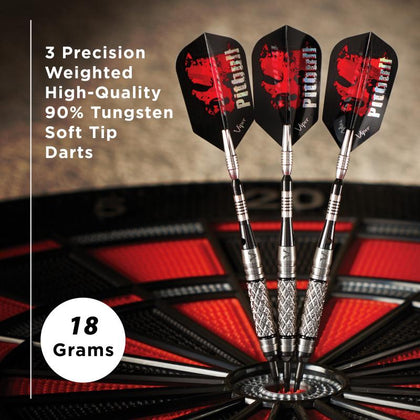 Viper Pitbull Darts 90% Tungsten Soft Tip Darts Diamond Cut and