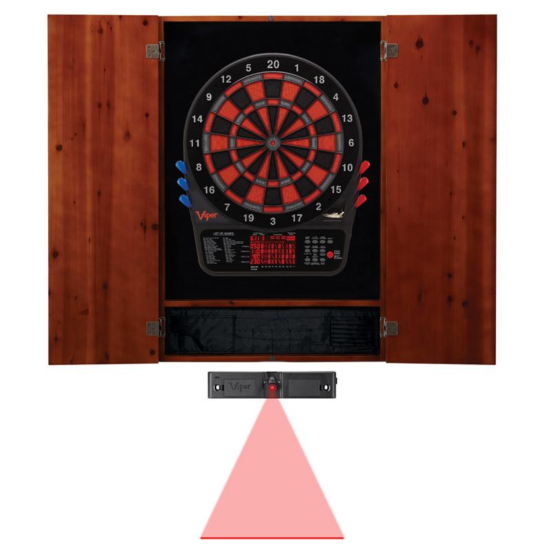 Scheiben Viper Metropolitan Cinnamon Dart Board Cabinet Solid Pine