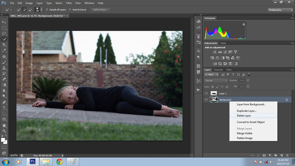 Compositing Images in Photoshop