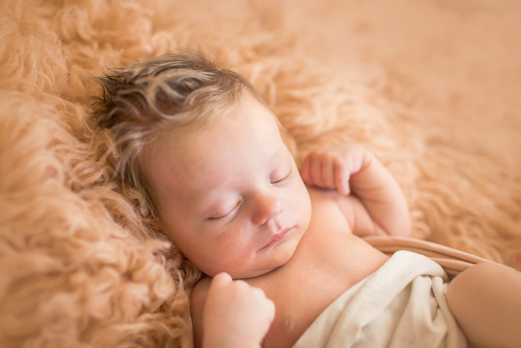 Hazy Edges Newborn Blanket Brush