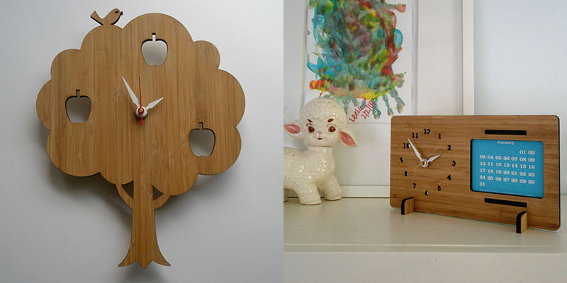 apple tree clock 