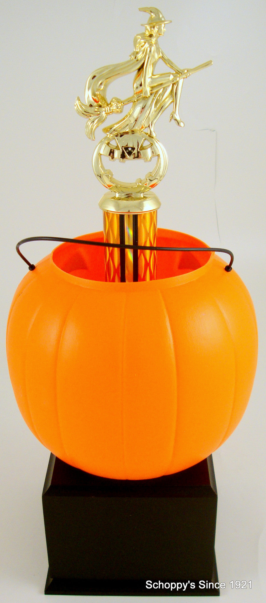 Trick Or Treat Pumpkin Trophy With Figure | Schoppy's Since 1921