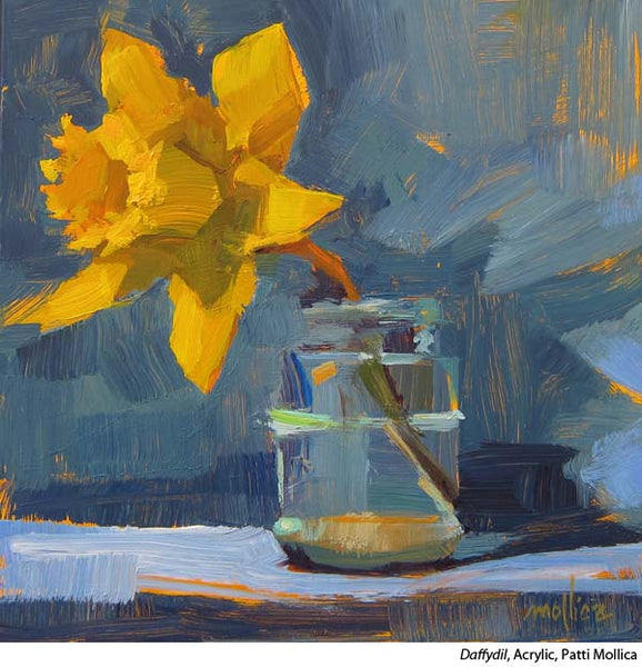Learn to paint acrylics with artist Pattie Mollica's online workshop