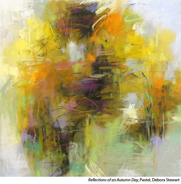 Learn to paint abstracts with artist Debora Stewart's pastel workshops