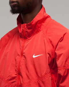 nike windbreaker jacket red