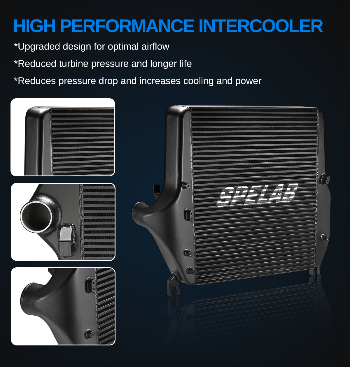 Intercooler - 2003-2009 5.9L/6.7L Cummins Dodge Ram 2500/3500 | SPELAB-66