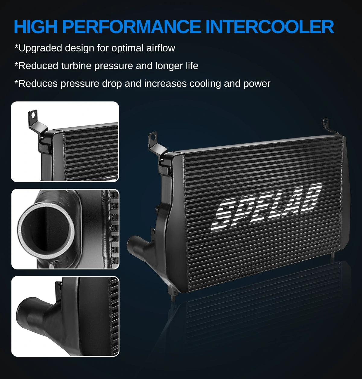 Intercooler - 2001-2005 LLY LB7 Chevrolet/GMC 6.6L Duramax | SPELAB-66