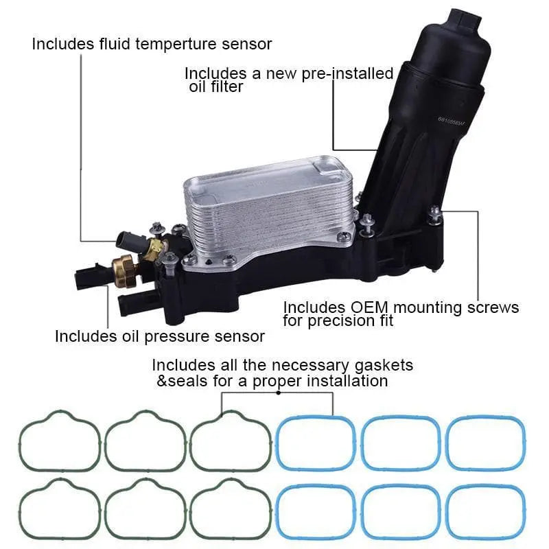 SPELAB 2014-2017  Oil Cooler and Filter Housing Adapter Sensor Kit
