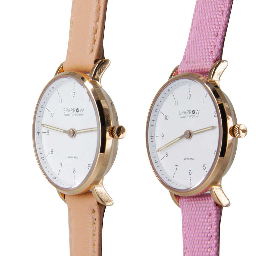 kids rose gold watch