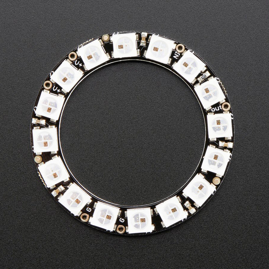 Adafruit Neopixel Ring 5050 Rgb Led With Integrated Drivers 24 Pixel 