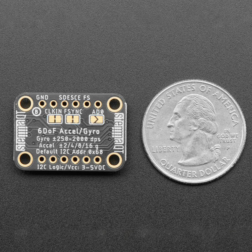 Adafruit Mpu 6050 6 Dof Accel And Gyro Sensor Stemma Qt Qwiic Pimoroni 3872