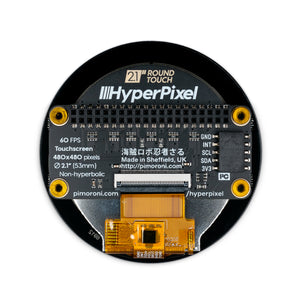 A product image of HyperPixel 2.1 Round - Hi-Res Display for Raspberry Pi