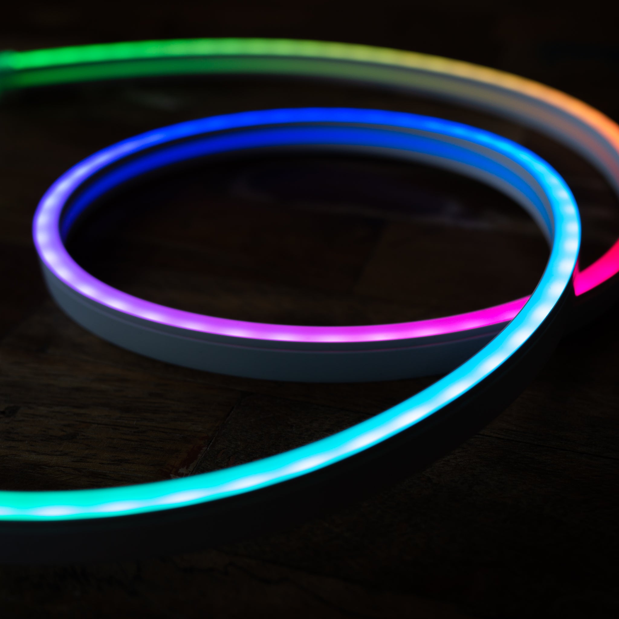 Neon-like RGB LED Strip with Diffuser (aka NeoPixel, WS2812, SK6812)