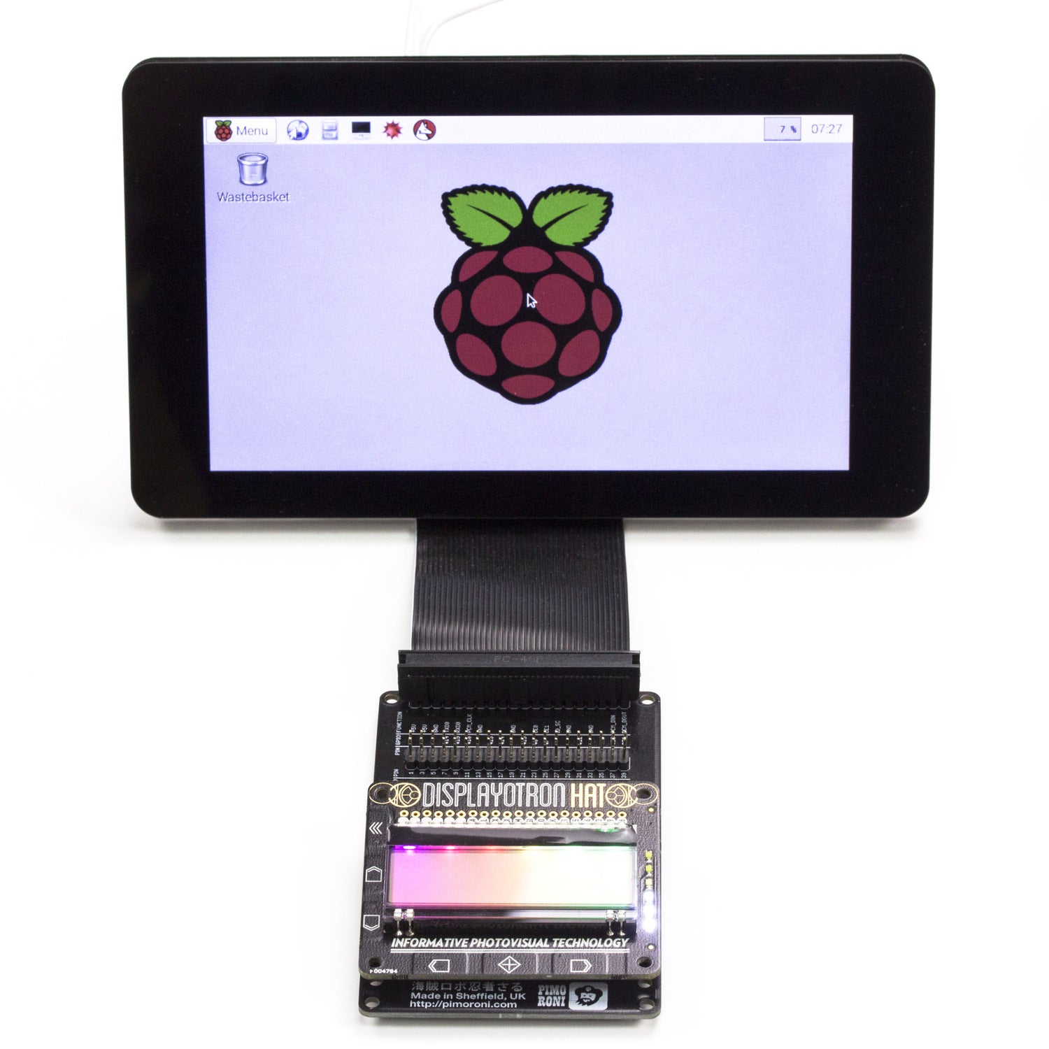 Raspberry Pi 7 Touchscreen Display Pimoroni 7448