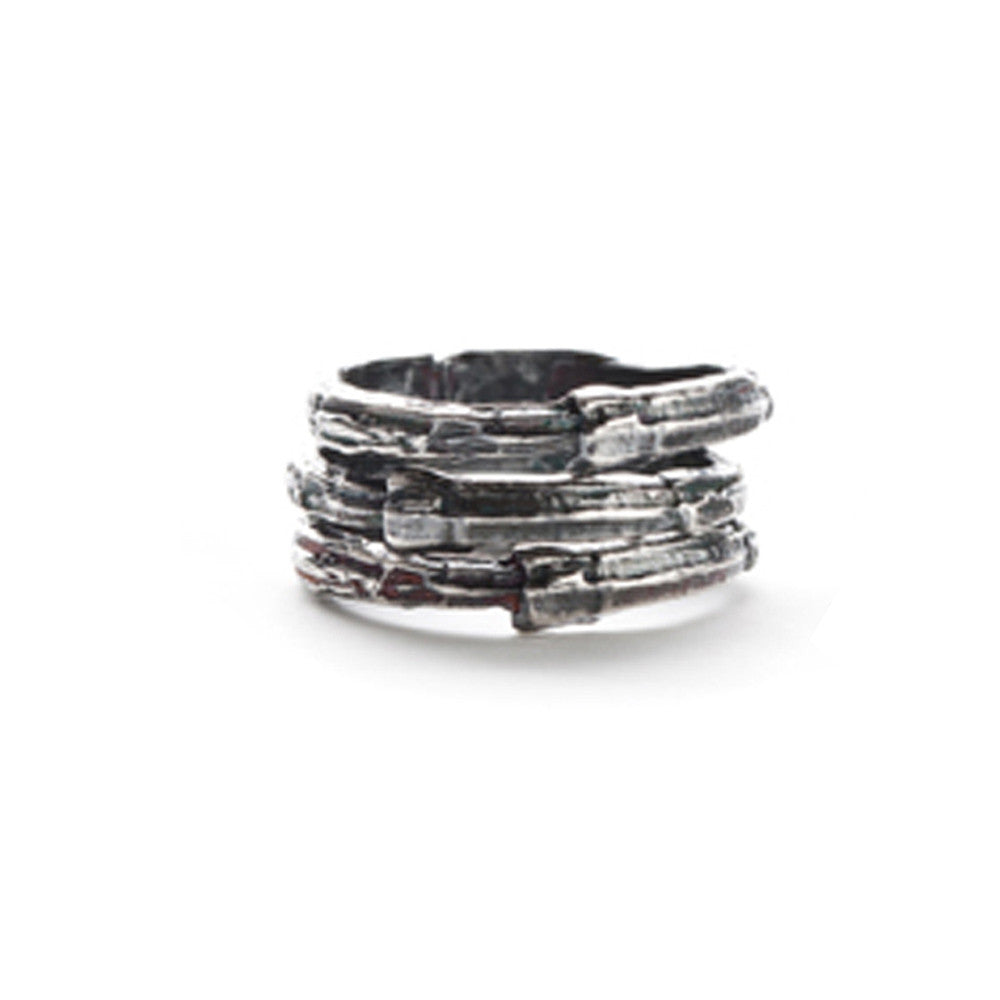 Oxidized ridge stack ring