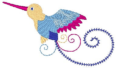 More Curly Birds [Mixed 4x4 & 5x7] 11554 Machine Embroidery Designs