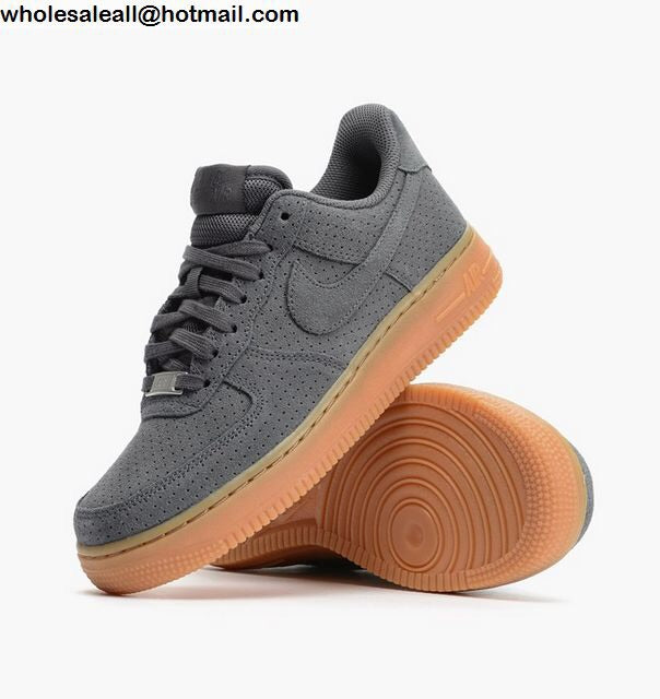 Nike Air Force 1 Low Grey Gum Suede 