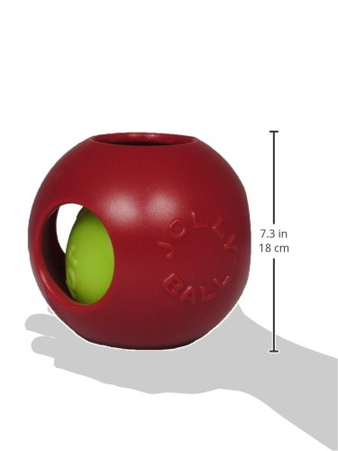 Jolly Pets 8-Inch Teaser Ball, Red - His Perfect Gifts