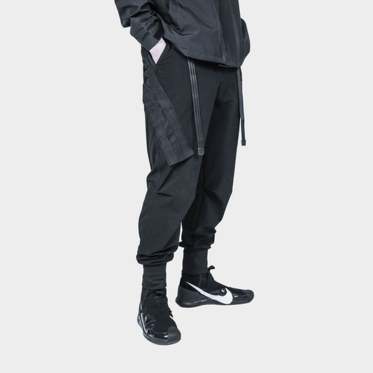 Black Paratrooper Techwear Pants – techwearnow