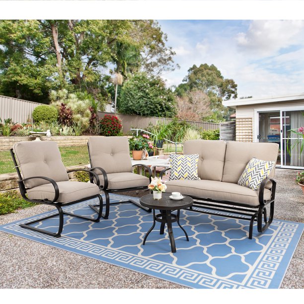 walsunny 4 piece patio set