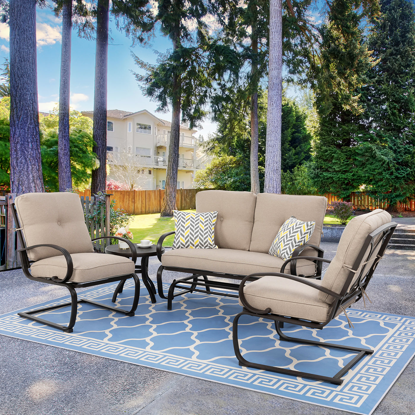 walsunny 4 piece patio set