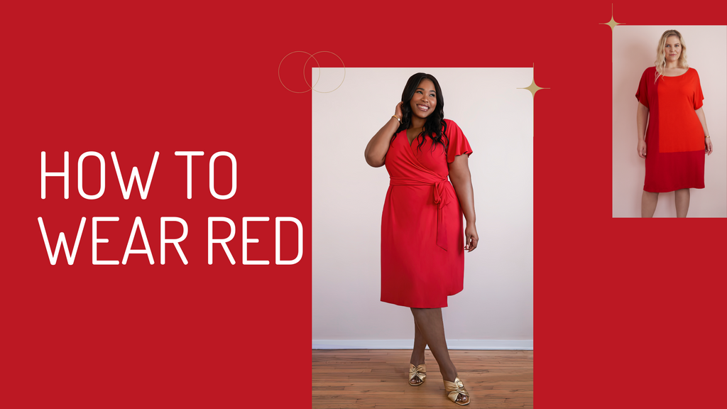 baker miller plus-size red dress