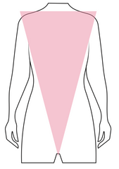inverted triangle heart v shape body shape body type