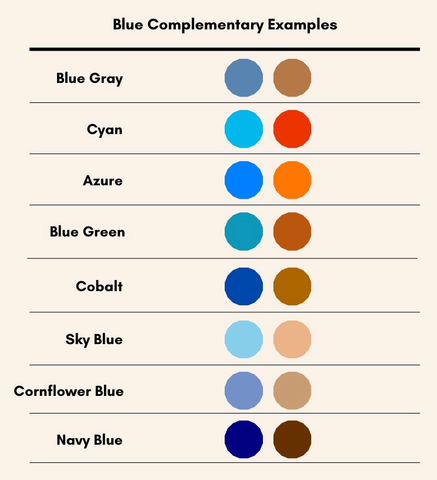 blue orange complementary colors