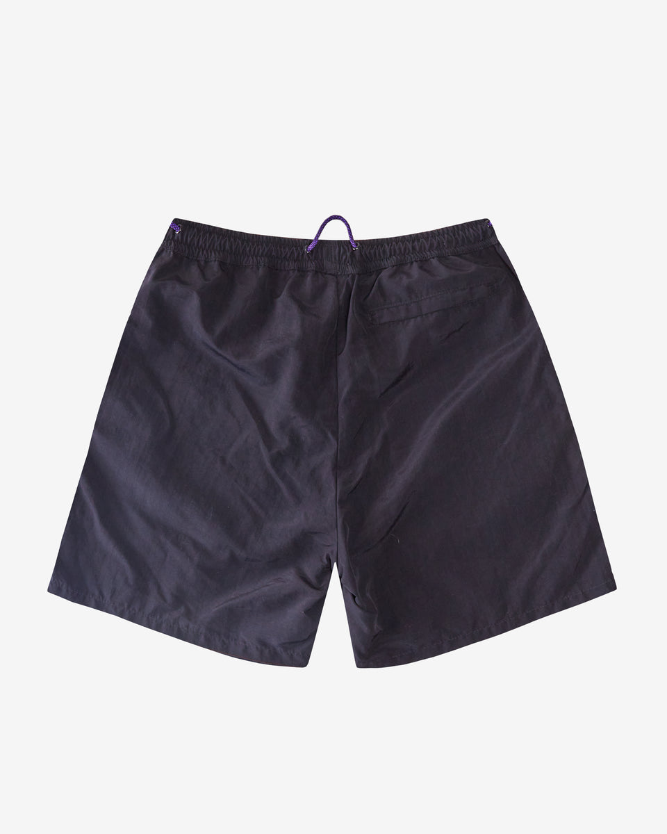 Nylon Track Shorts - Black