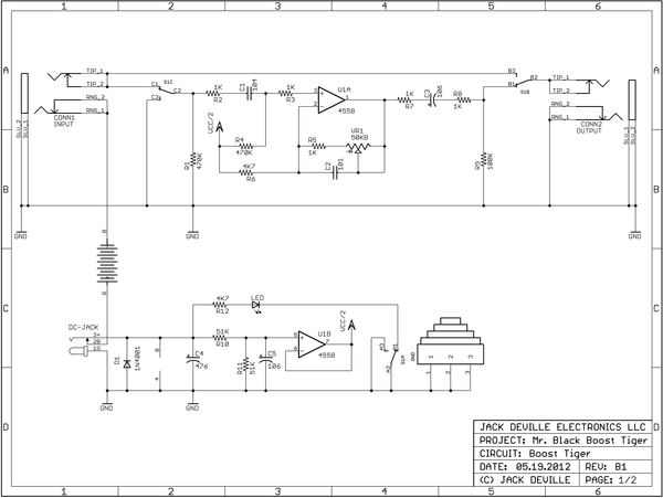 Boost Tiger Factory Schematic