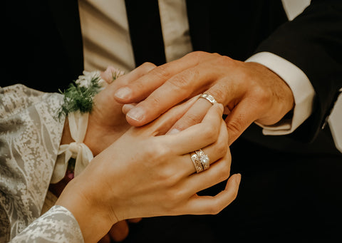 couple two tone rings