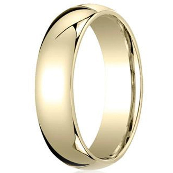 Benchmark 10K Yellow Gold 6MM Comfort 