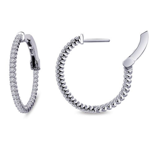 The Geometric Line Hoop Earring – LFrank