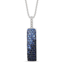 Load image into Gallery viewer, Le Vian Blueberry Sapphire &amp; Diamond Pave Ombre Pendant
