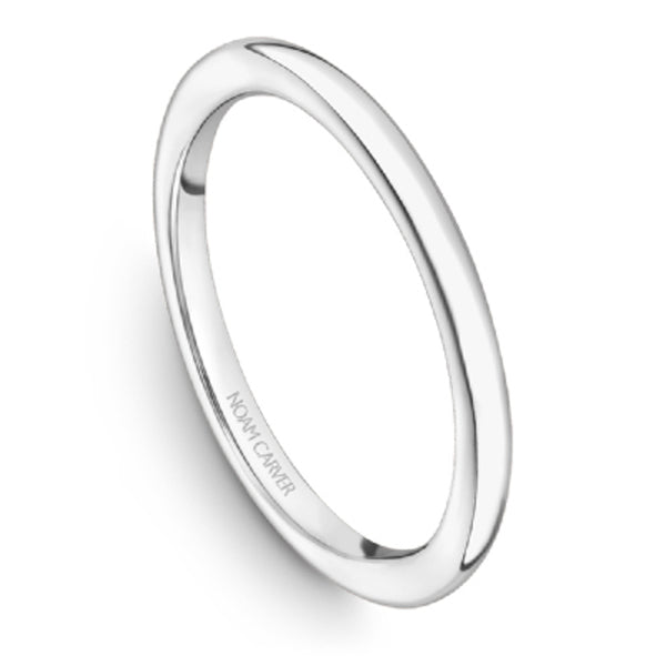 Noam Carver High Polish Wedding Band