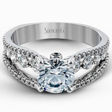 Load image into Gallery viewer, Simon G. Contemporary Cathedral Diamond Engagement Ring
