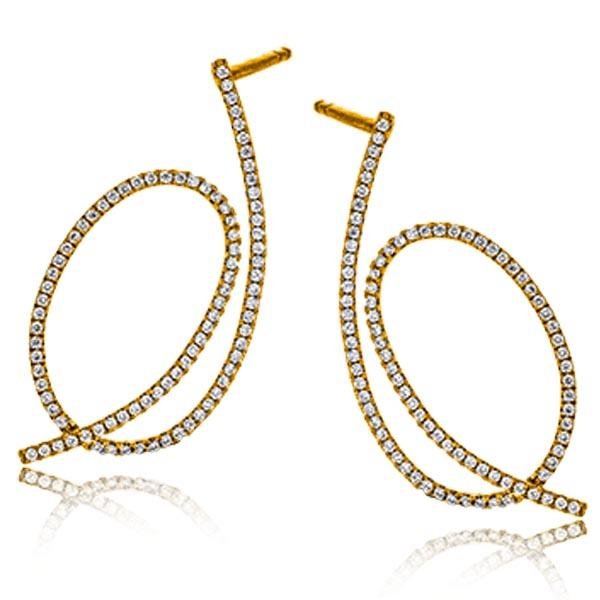 Simon G. Harmonie Diamond Earrings