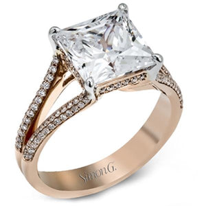 Simon G. Large Center Princess Cut Engagement Ring | MR2257 – Ben Garelick