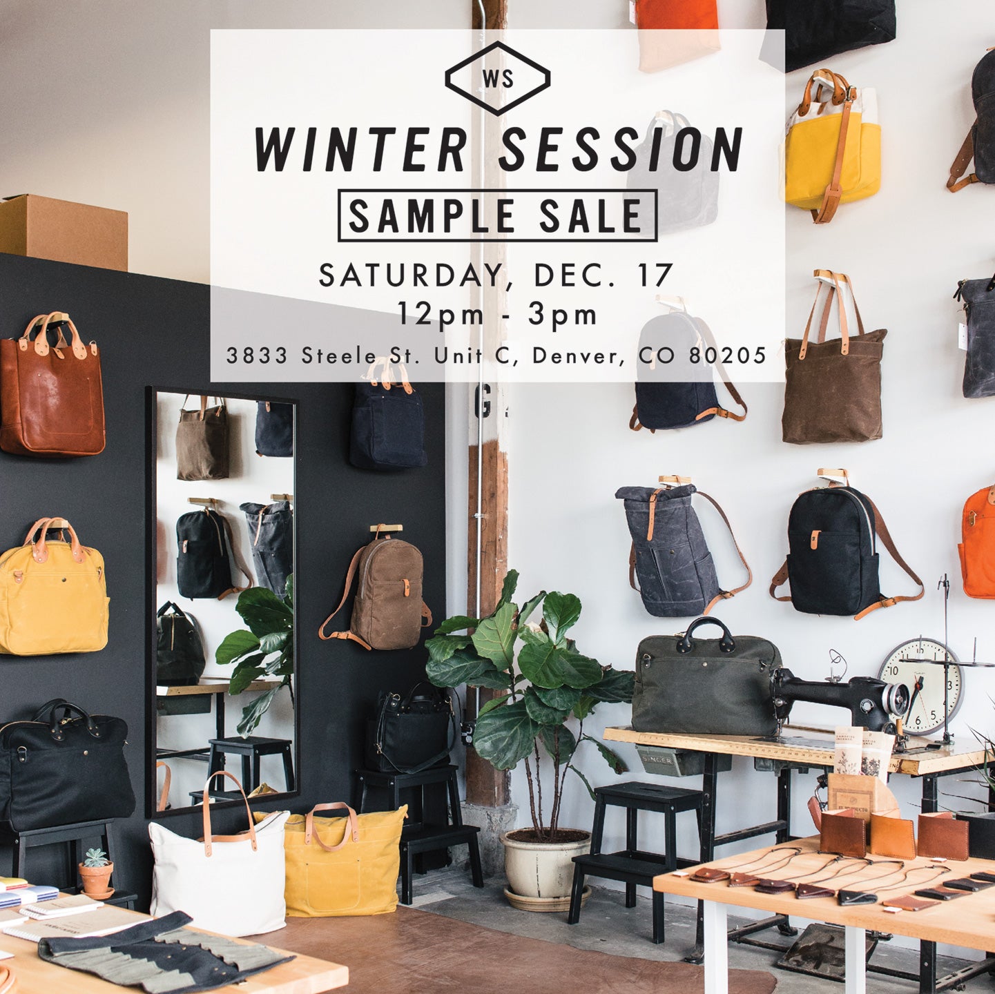 Winter Session Holiday Sample Sale Denver CO