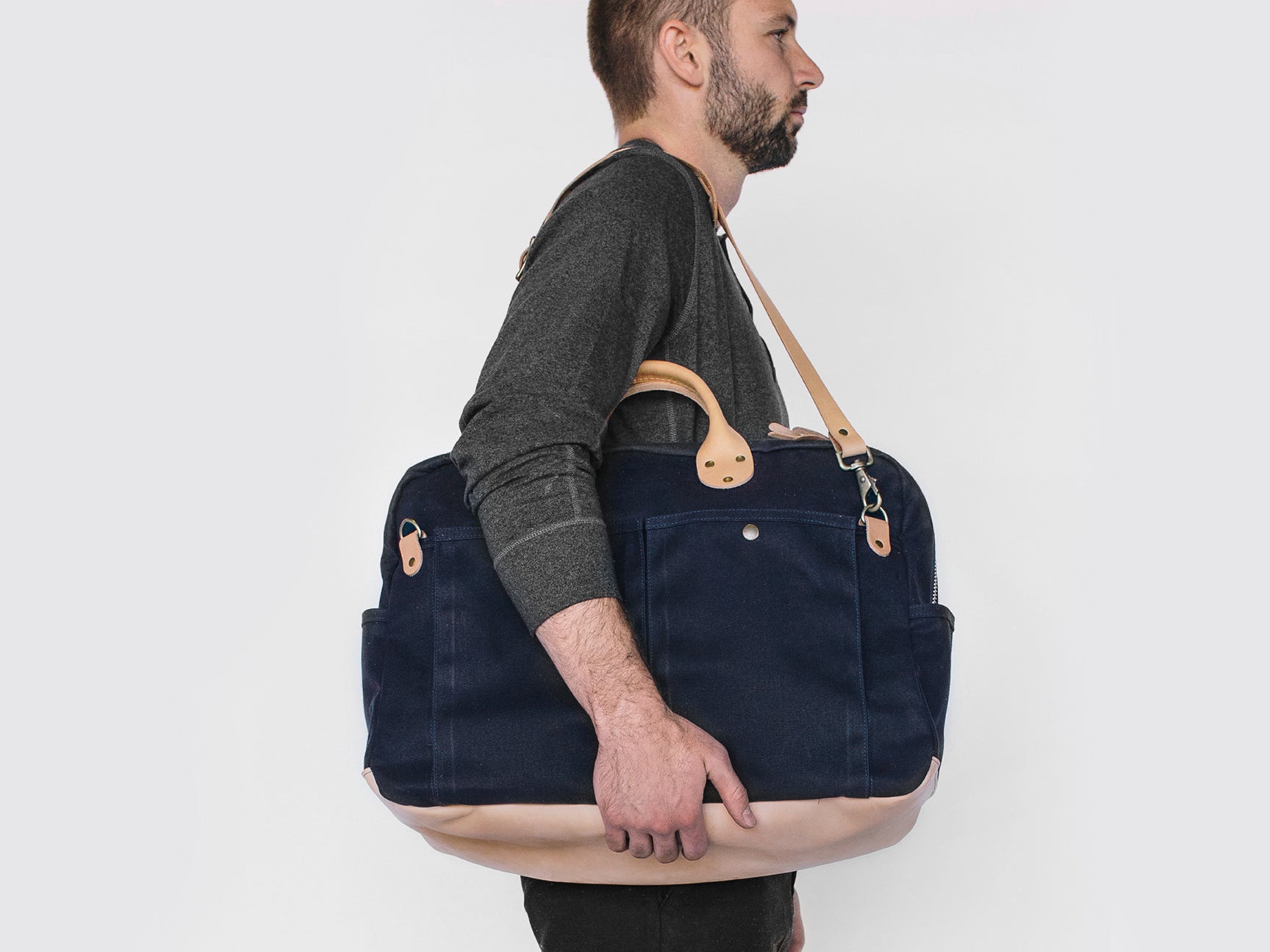 Winter Session Waxed Canvas Weekender Bag