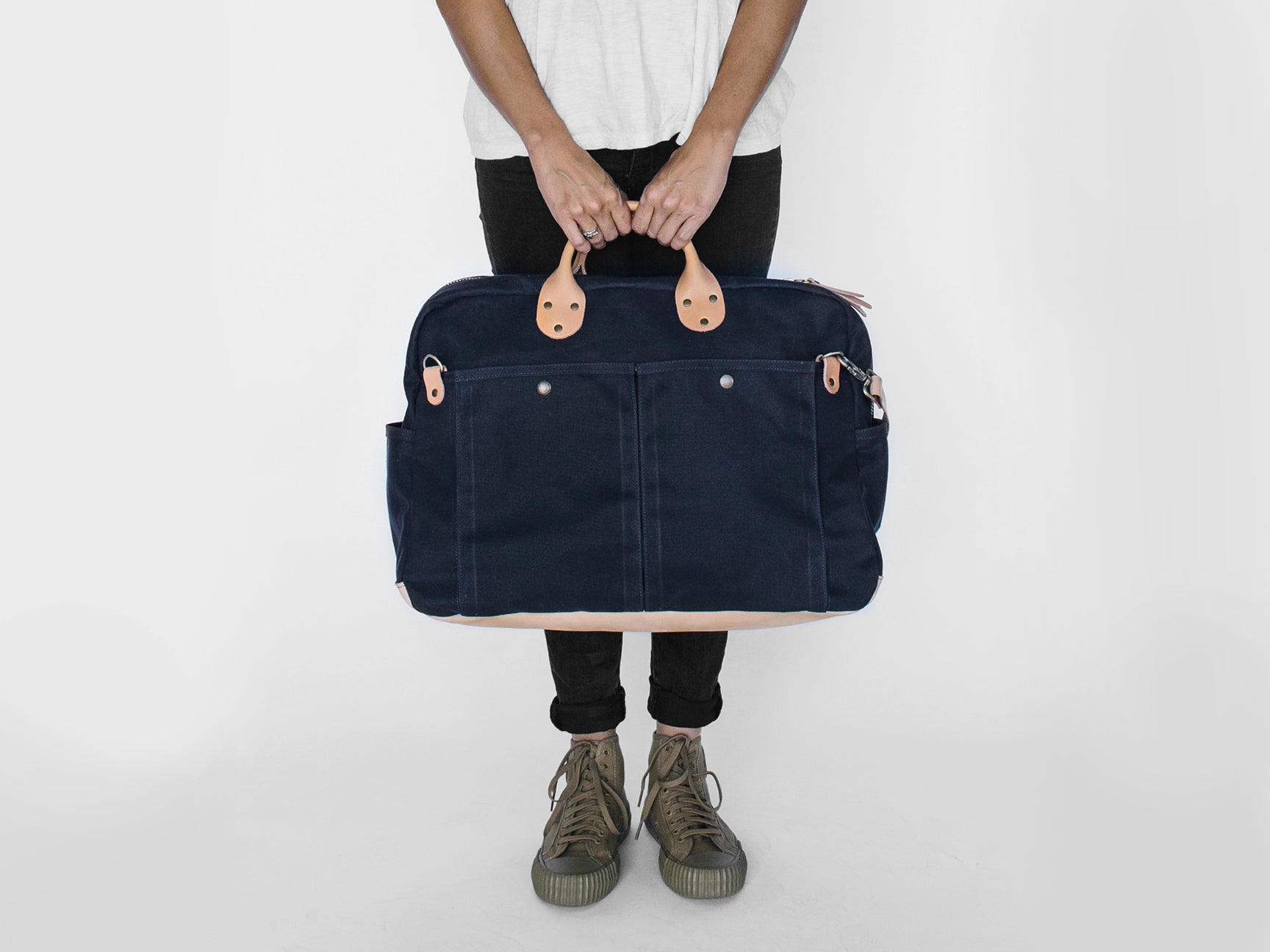 Winter Session Waxed Canvas Weekender Bag