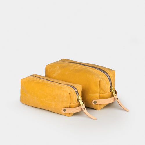 Waxed Canvas Roll Top Dopp Kit by Forestbound